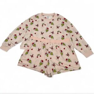 NWT AE Grinch Christmas Lounge Set | XXL | Cozy | Festive | Holiday
